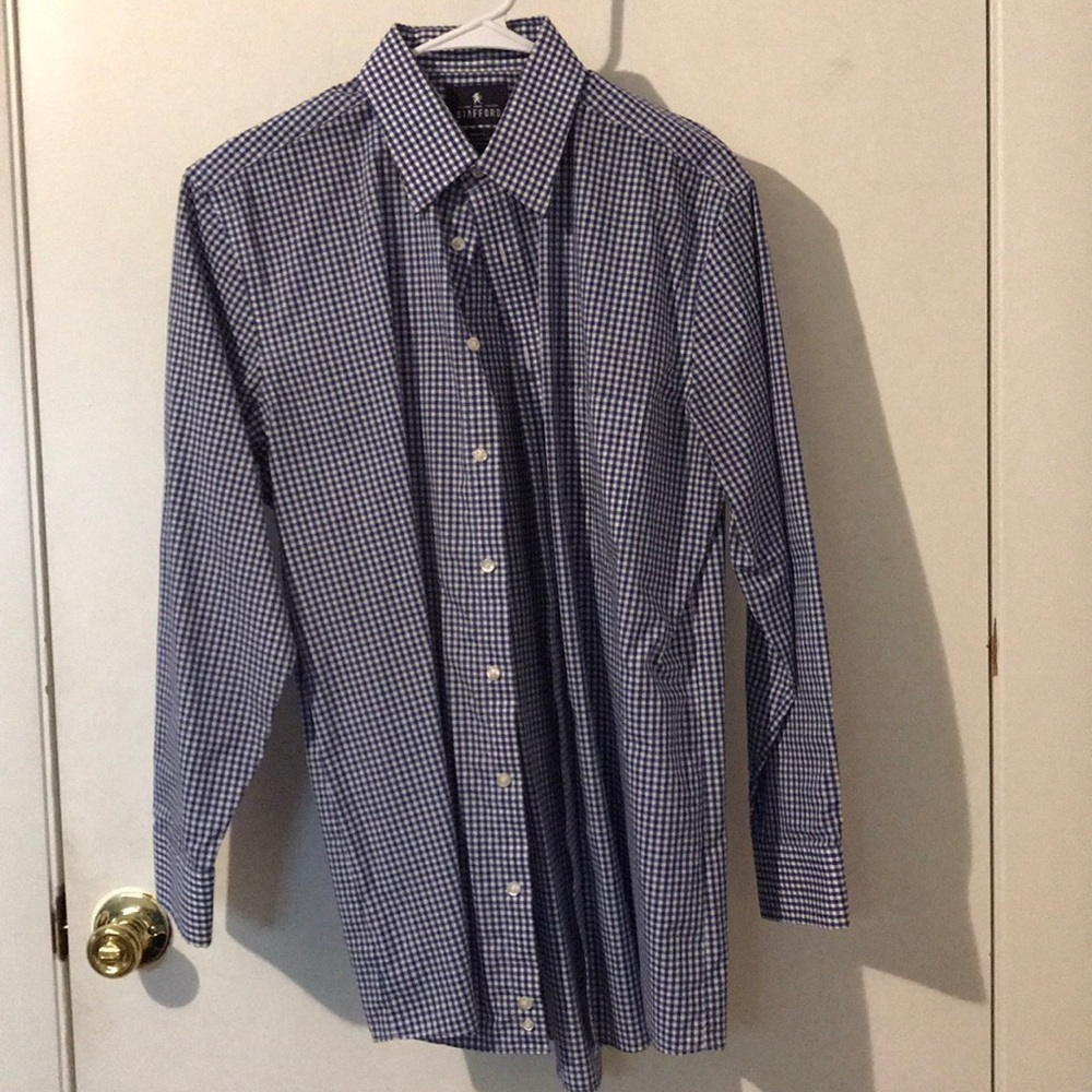Men’s Stafford Travel Fitted Shirt